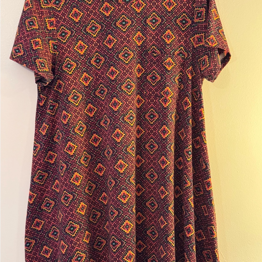 LuLaRoe Multicolor Geometric Dress